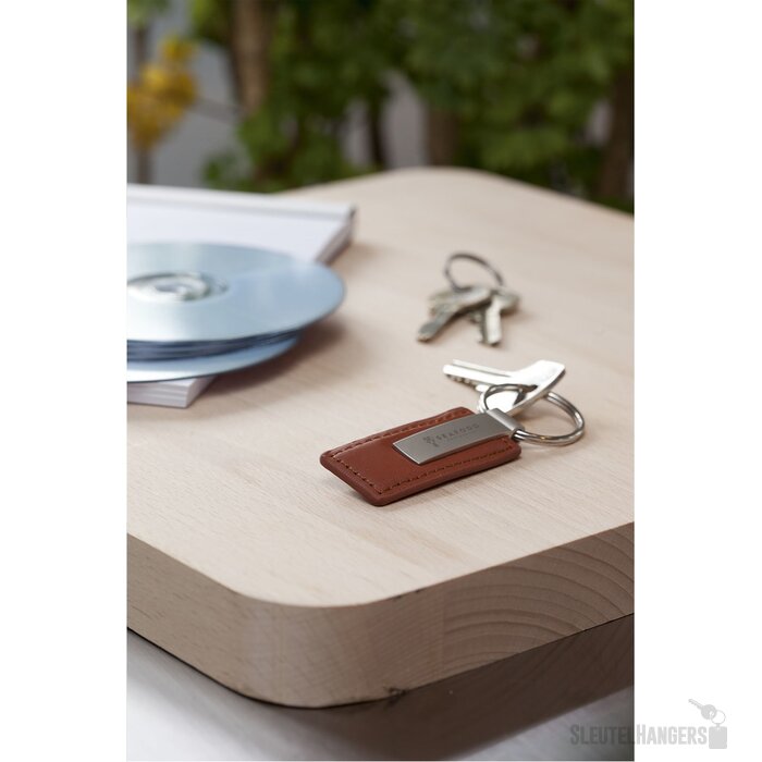 Leatherkey Sleutelhanger Bruin