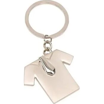 Sleutelhanger Boston zilver