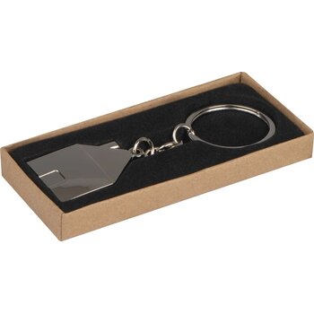 Sleutelhanger Arlington zilver grijs silvergrey zilvergrijs