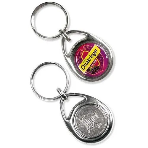 Magnetische munthouder Zilver