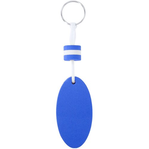 Ovale drijvende sleutelhanger Blauw
