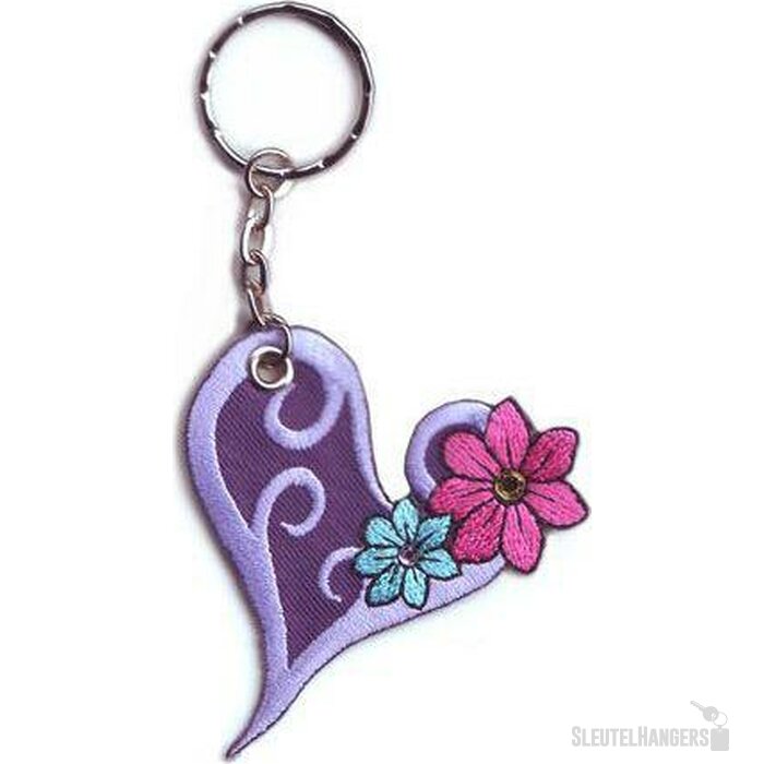 Geborduurde sleutelhanger