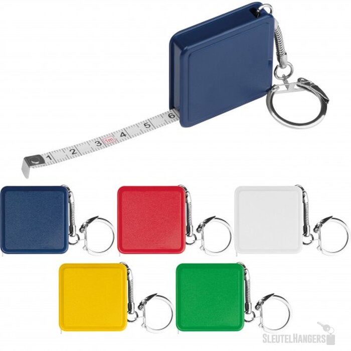 Sleutelhanger rolbandmaat Cire blauw