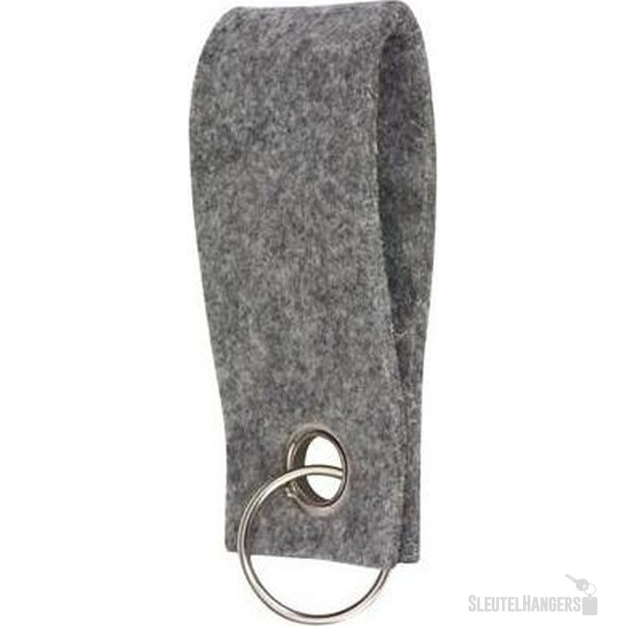 Kleine vilt sleutelhanger Grijs