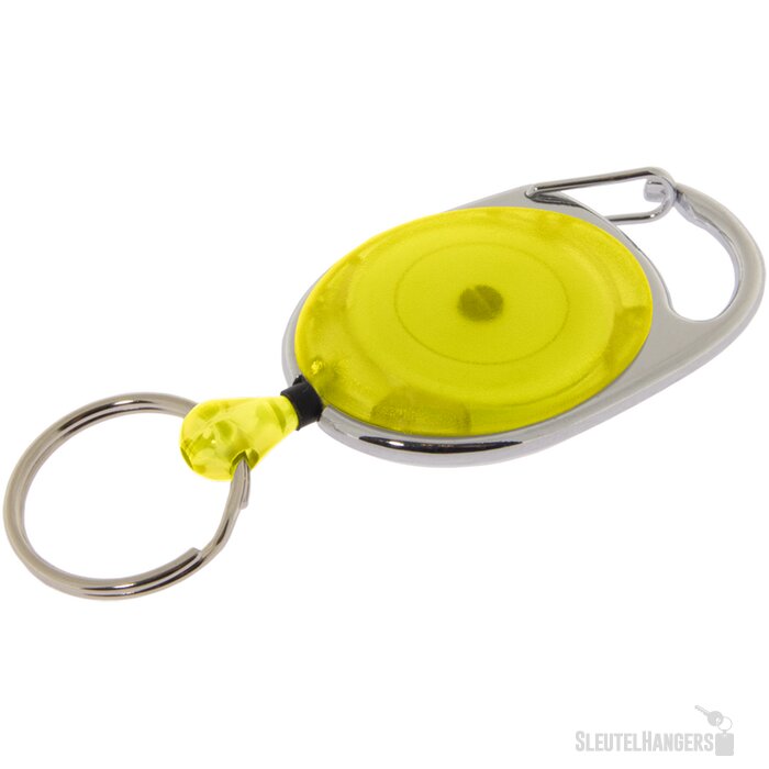 Jojo Reko 220 met sleutelring & nylon koord transparant geel