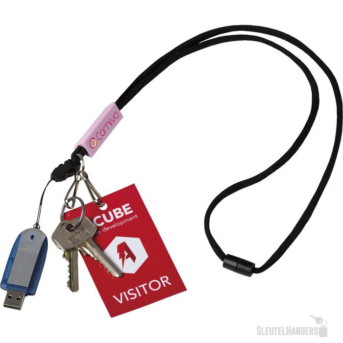 Triangle Keycord Roze