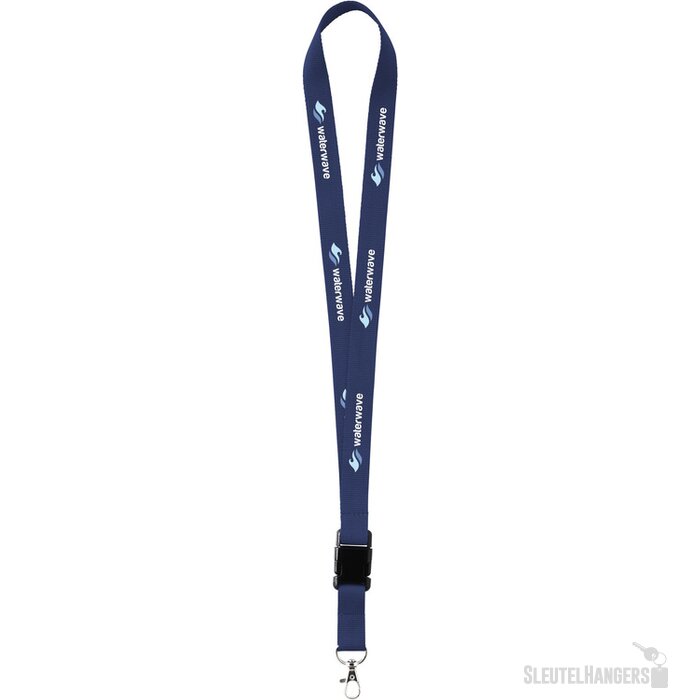 Keycord 2 Cm Lanyard Donkerblauw