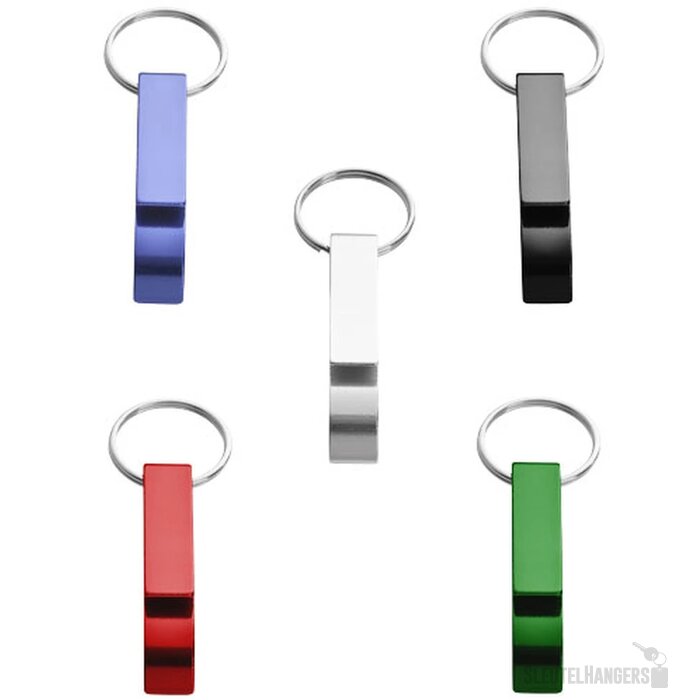 Sleutelhanger met fles- en blikopener Groen