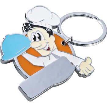 Sleutelhanger mannetje oranje