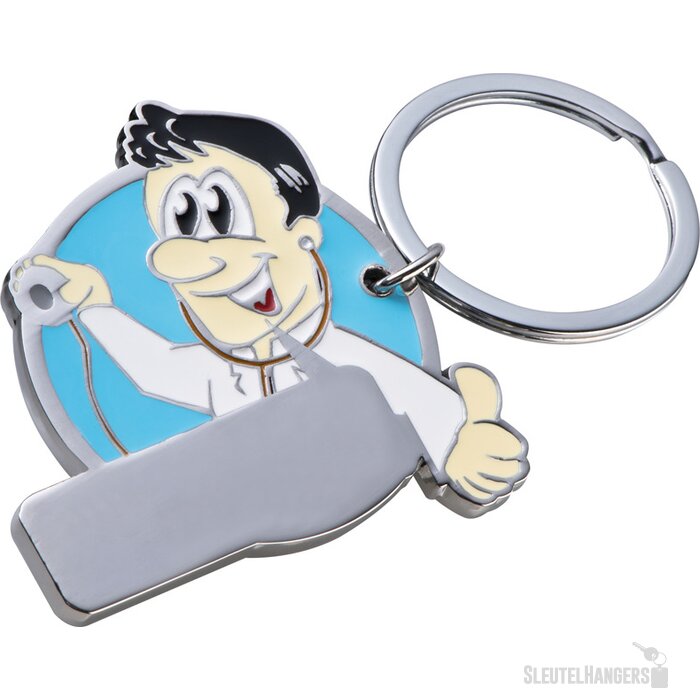 Sleutelhanger mannetje lichtblauw