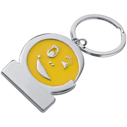 Sleutelhanger Gezicht geel