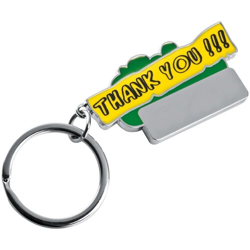 Sleutelhanger Thank you groen