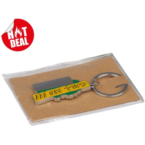 Sleutelhanger Call me groen