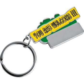 Sleutelhanger You are welcome groen
