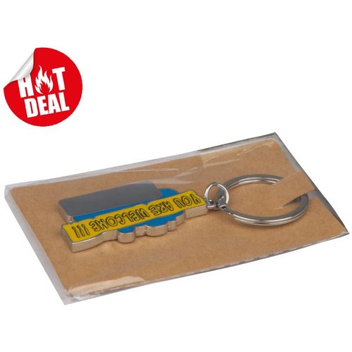 Sleutelhanger You are welcome lichtblauw