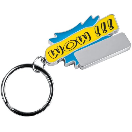 Sleutelhanger Wow lichtblauw