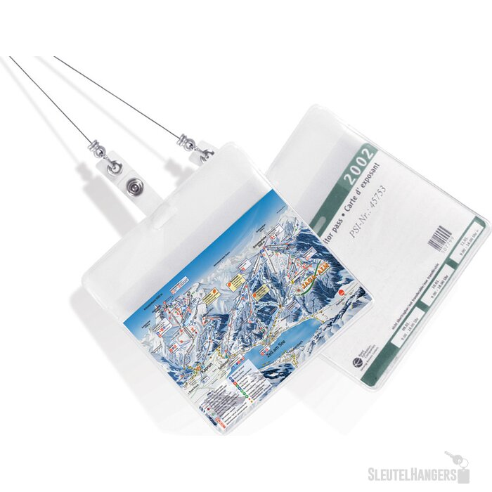 Uittrekbare Pashouder Zilver