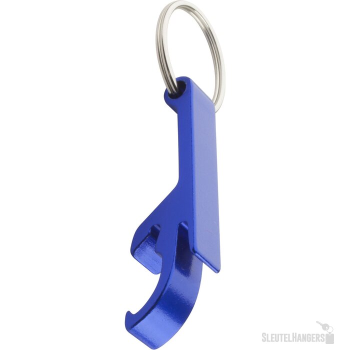 Sleutelhanger Met Fles- En Blikopener Blauw