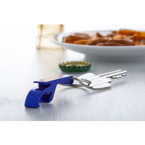 Sleutelhanger Met Fles- En Blikopener Blauw