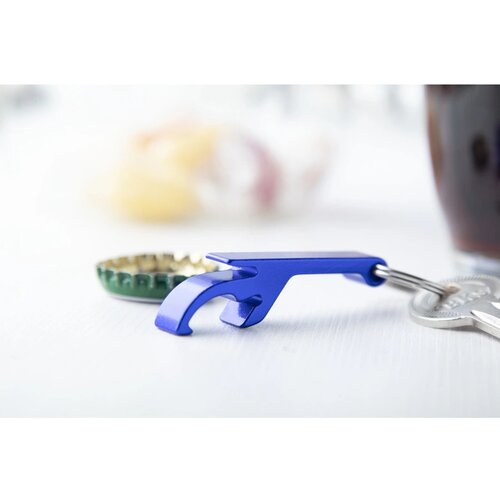 Sleutelhanger Met Fles- En Blikopener Blauw