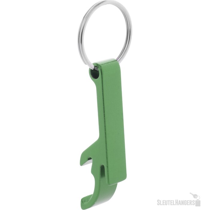 Sleutelhanger Met Fles- En Blikopener Groen