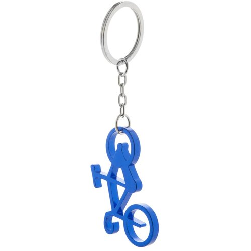 Fiets Sleutelhanger Met Opener Blauw