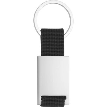 Sleutelhanger Met Polyester Koord Zwart Sleutelhanger Met Polyester Koord Zwart