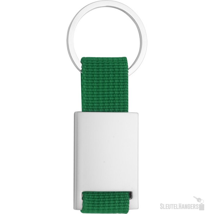 Sleutelhanger Met Polyester Koord Groen
