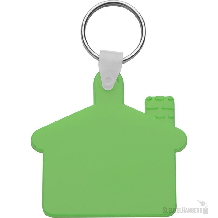 Cottage Sleutelhanger Groen