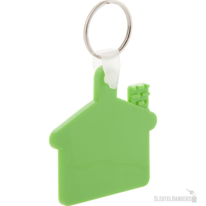Cottage Sleutelhanger Groen