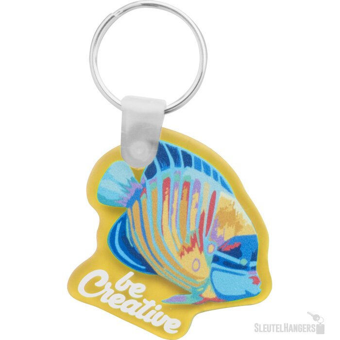 Creafob Custum Made Sleutelhanger Geel