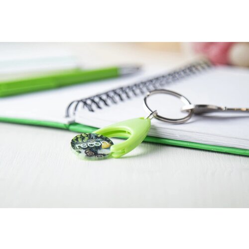 Plastic Winkelwagenmuntenhouder Groen