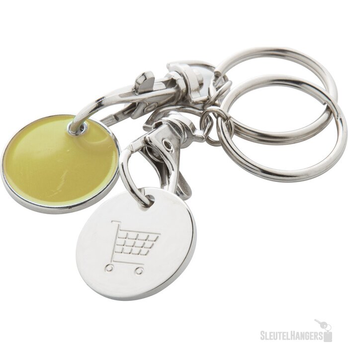 Euromarket Sleutelhanger Geel