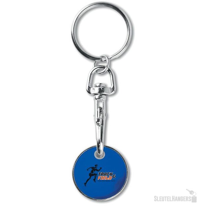 Euromarket Sleutelhanger Blauw