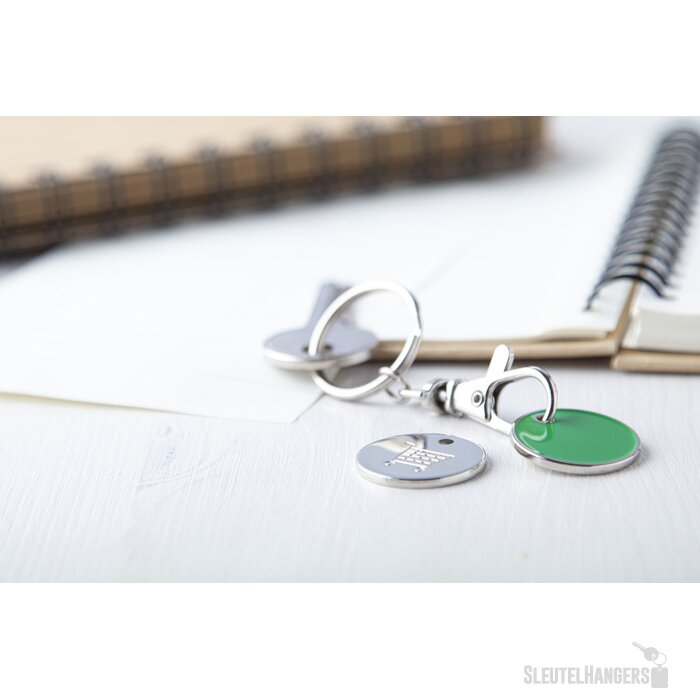 Euromarket Sleutelhanger Groen
