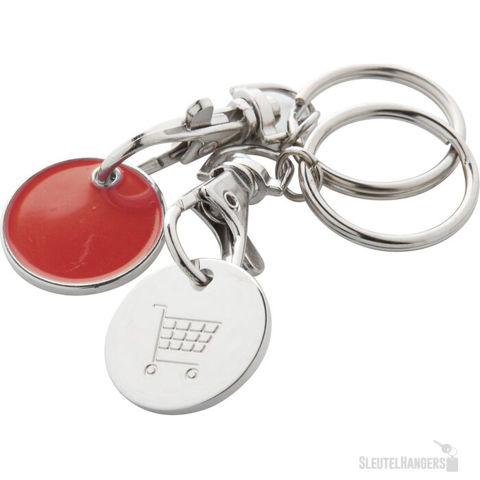 Euromarket Sleutelhanger Rood