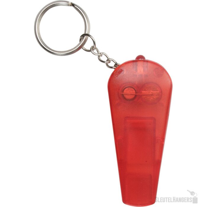 Coach Sleutelhanger Met Fluit Rood