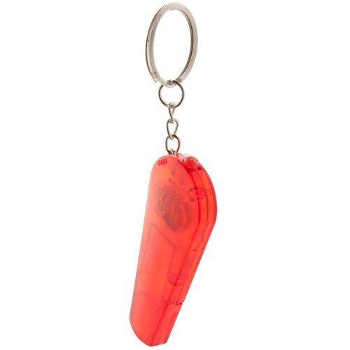 Sleutelhanger Met Fluitje En Lampje Rood