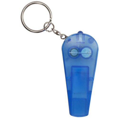 Sleutelhanger Met Fluitje En Lampje Blauw