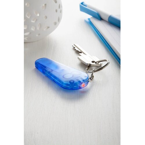 Sleutelhanger Met Fluitje En Lampje Blauw