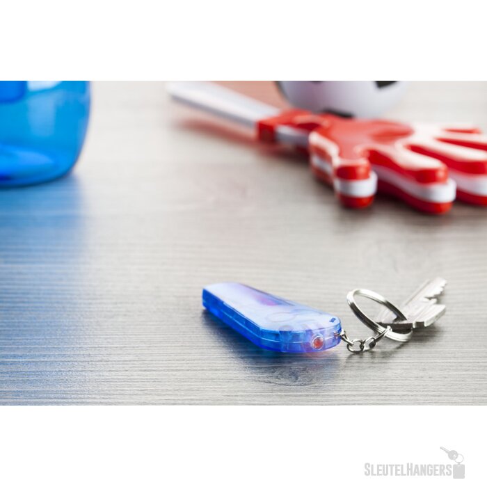 Sleutelhanger Met Fluitje En Lampje Blauw