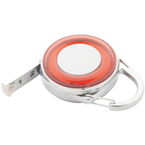 Sleutelhanger Rolmaat Met Karabijnhaak Rood