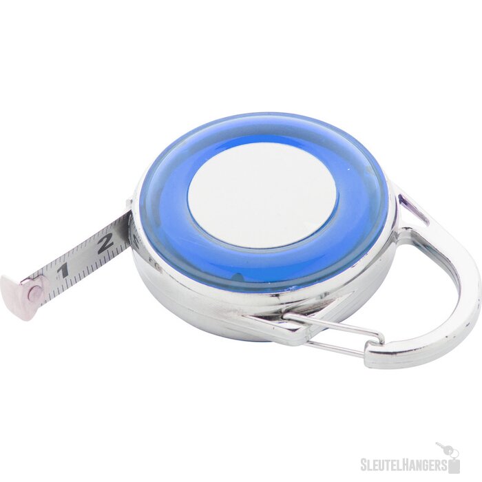 Sleutelhanger Rolmaat Met Karabijnhaak Blauw