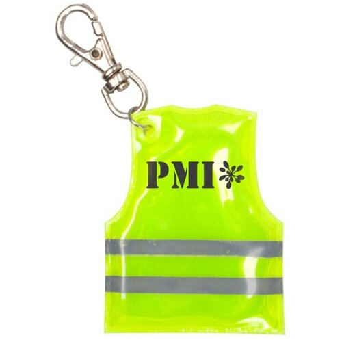 Sleutelhanger Met Reflecterend Veiligheidsvestje Geel