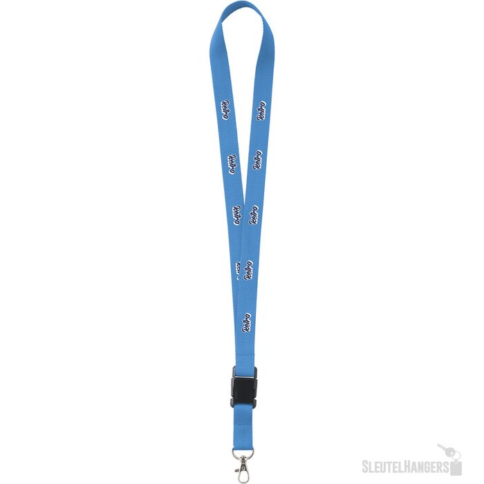 Keycord Buckle Lanyard Lichtblauw