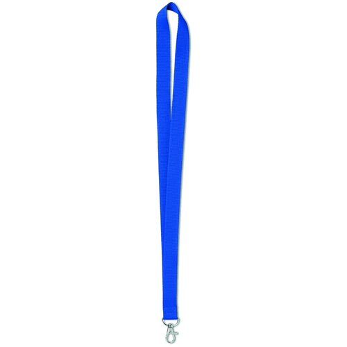Lanyard 20 mm Simple lany Kobaltblauw