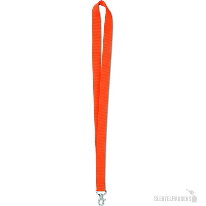 Lanyard 20 mm Simple lany Oranje