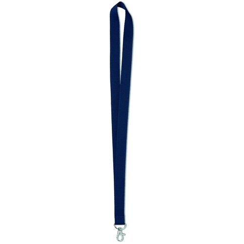 Lanyard 20 mm Simple lany Blauw