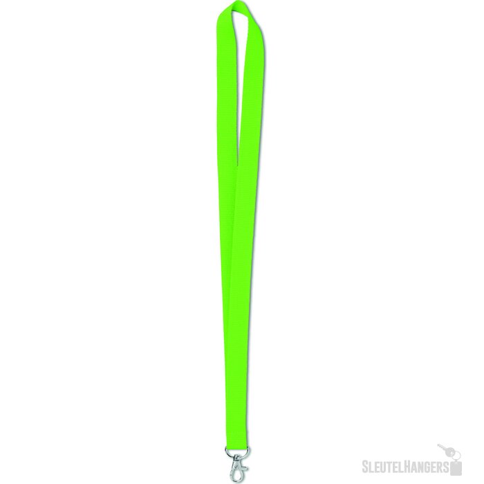 Lanyard 20 mm Simple lany Limoengroen