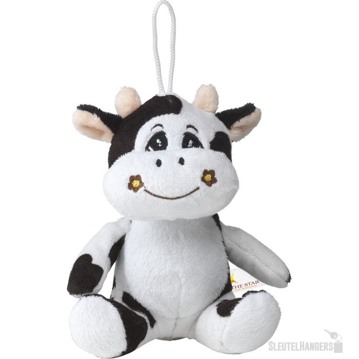 Animal Friend Cow Knuffel Zwart/Wit